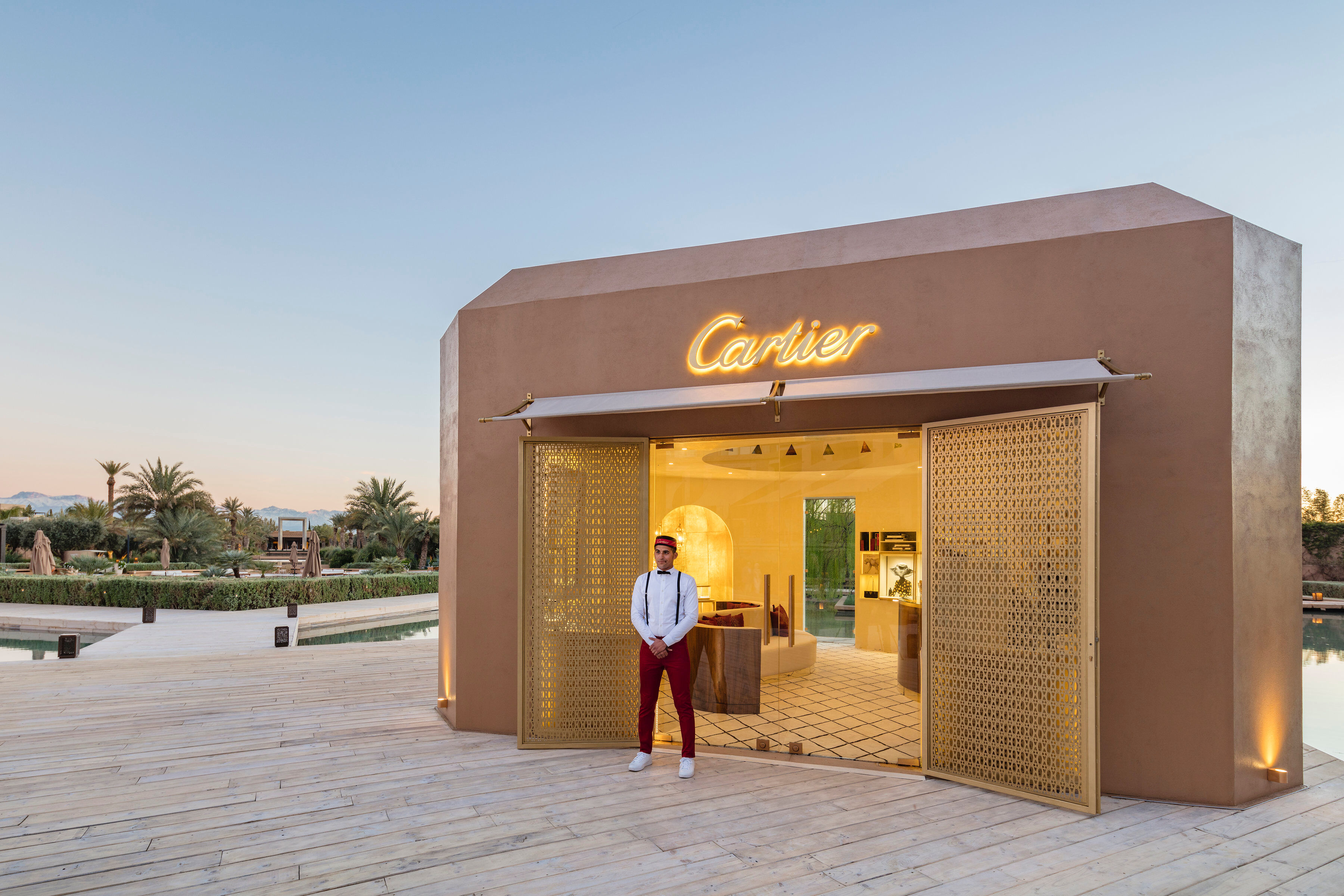 The Maison Cartier opens its Ephemeral Boutique in Marrakech