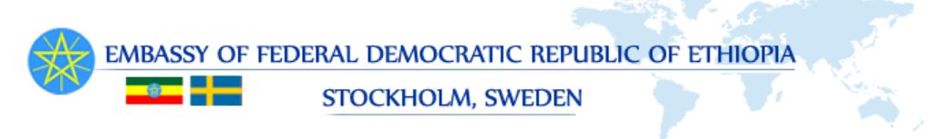 Embassy of Ethiopia in Stockholm, Sweden