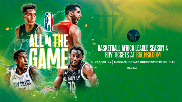 Basketball Africa League Announces Ticket Sales for Nile Conference Group Phase Tipping off April 19 in Cairo, Egypt