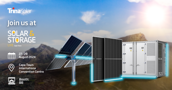 Trinasolar to Showcase Innovative Solar Panels and Energy Storage Solutions at Solar & Storage Live Cape Town