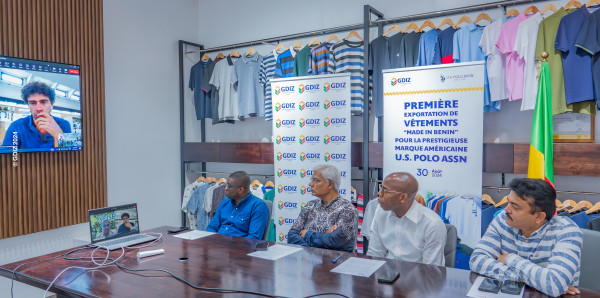 Glo-Djigbé Industrial Zone (GDIZ) is exporting its first ‘Made in Benin’ garments for the American brand U.S. Polo Assn.