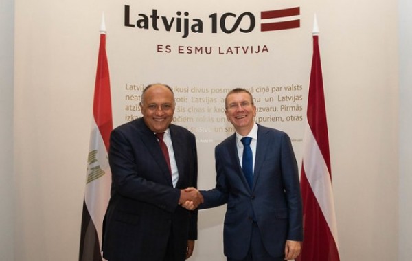 Latvia Hosts First Official Visit of an Egyptian Foreign Minister