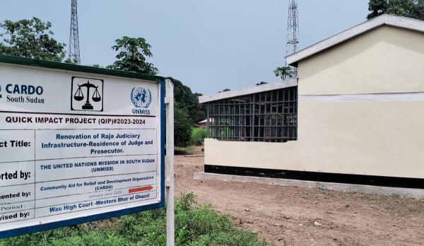 Improved access to justice in Raja as United Nations Mission in South Sudan (UNMISS) rehabilitates court premises