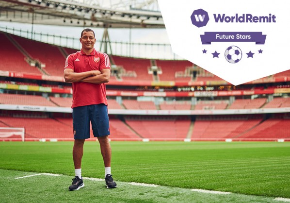 Eight finalists selected by WorldRemit and Arsenal for the “Future Stars” coaching programme