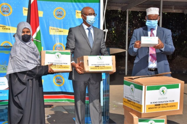 Coronavirus - Kenya: The Intergovernmental Authority on Development  (IGAD) Secretariat has donates basic Personal Protective Equipment to Kenya