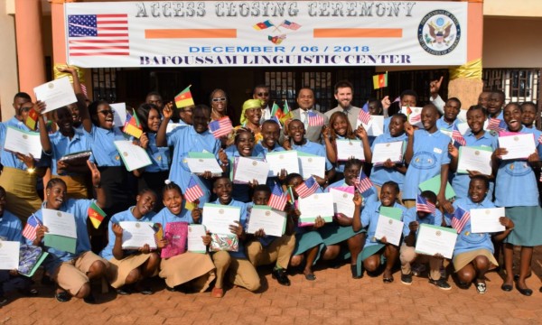 Bafoussam Hosts the First English Access Microscholarship Program Graduation