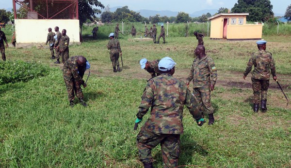 UN Peacekeepers Clean up Torit State Hospital (By Okello James)