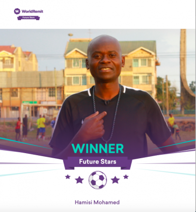 Arsenal FC and WorldRemit name Hamisi Mohamed from Kenya as the winner of the “Future Stars” youth coaching programme