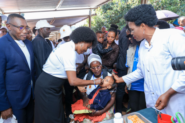 Burundi : La Première Dame S.E Angeline Ndayishimiye lance la Campagne de riposte vaccinale contre la rougeole