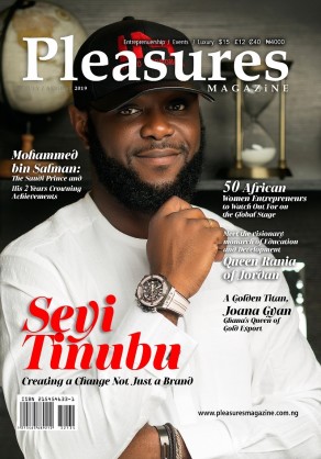 Entrepreneurship in Focus as Seyi Tinubu a Covers July/August Issue of Pleasures Magazine