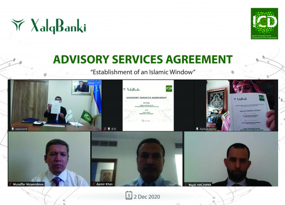 Signing of the Advisory Services Agreement between the Islamic Corporation for the Development of the Private Sector (ICD) and Xalq Bank, Uzbekistan