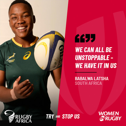 Towards a New Normal: Rugby Africa’s #Unstoppable Babalwa Latsha on being a Changemaker