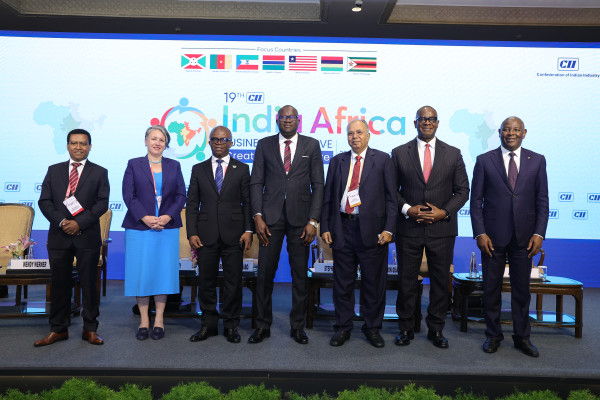 Vice President Quaynor leads African Development Bank mission to India to strengthen business ties