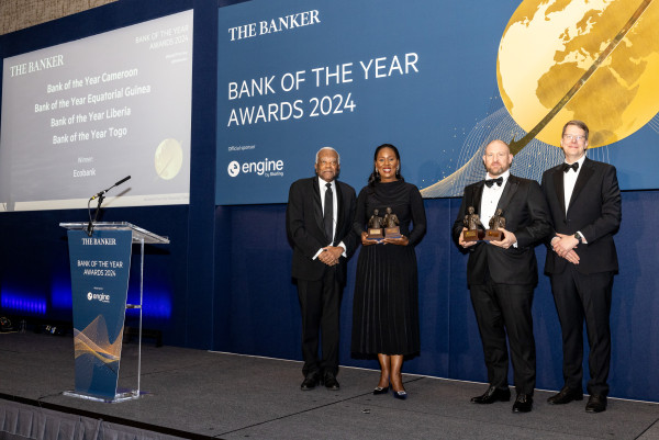 Four Ecobank Affiliates named Bank of the Year in The Banker’s Bank of the Year Awards 2024