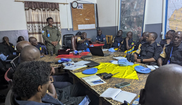 Mission Multidimensionnelle Intégrée des Nations Unies pour la Stabilisation en Centrafrique (MINUSCA) : Formation en déontologie pour une nouvelle unité de police congolaise