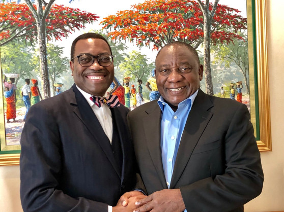 African Development Bank Group President Akinwumi Adesina begins official visit to South Africa