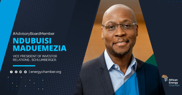 Schlumberger's Vice-President of Investor Relations Joins African Energy Chamber (AEC) as Board Member