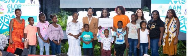 The Afreximbank Spouse Network (AfSNET) donates USD 100,000 to local charities in Nassau, Bahamas