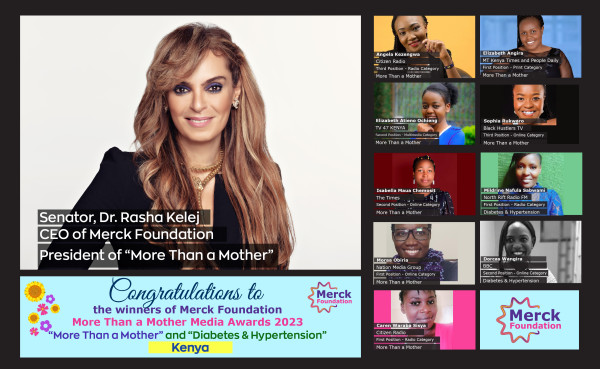 Merck Foundation Chief Executive Officer (CEO) announce Kenyan winners of their Media Awards to Break Infertility Stigma, Support Girl Education and Diabetes- Hypertension awareness