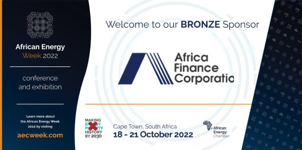 Africa Finance Corporation Confirms as Bronze Sponsor for African Energy Week 2022