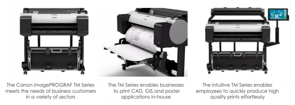 Canon launches imagePROGRAF TM Series for high quality, large format printing on demand for diverse working environments, including corporate, retail and education