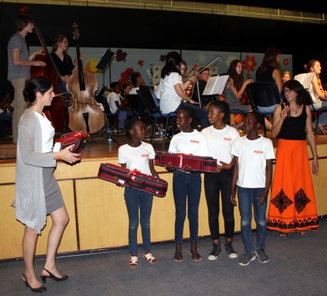 Youth Orchestras of Namibia receives instruments