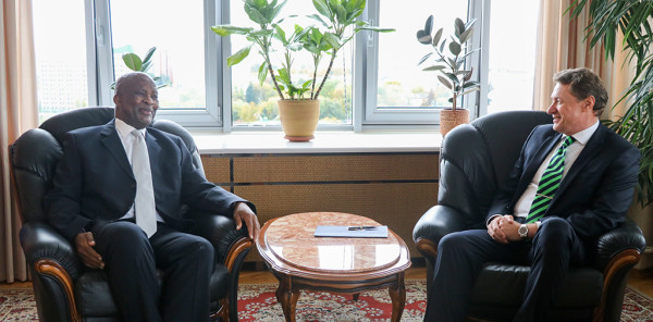 Deputy Minister of Foreign Affairs of Belarus M.Barysevich meets the Ambassador of South Africa