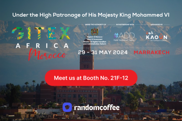 BtoB Human Resources (HR) tech startup Randomcoffee presents its solutions for employee engagement & recognition, team collaboration and internal communication at GITEX AFRICA 2024 summit