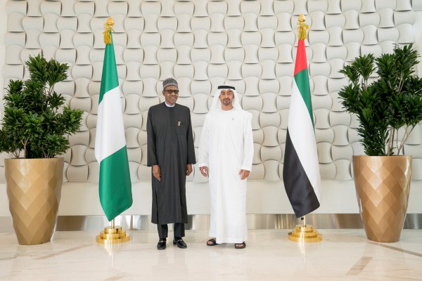 His Highness Sheikh Mohamed bin Zayed, President of Nigeria discuss cooperation