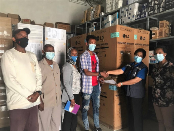 WHO Eritrea Supports the Ministry of Health Maternity Waiting Homes in remote areas with Essential Infection prevention and Control Equipment