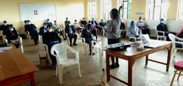 Coronavirus – Kenya: Sensitization of Kenya Medical Training College (KMTC) Nyamira staff on COVID-19