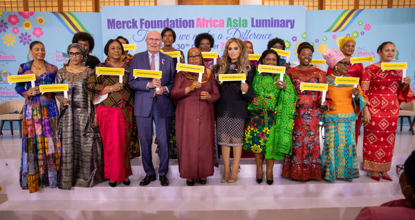 Tanzania President, Merck Foundation Chairman and Chief Executive Officer (CEO) with 15 First Ladies inaugurate their 11th Africa Asia Luminary 2024