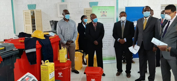 Coronavirus - Kenya: Waste Disposal Equipments worth KES 12M from the Ministry of Environment in partnership with United Nations Development Programme (UNDP)