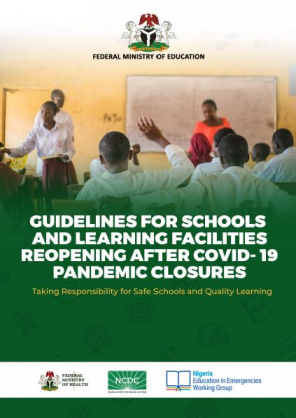 Coronavirus - Nigeria: Guidelines for Schools and Learning Facilities Reopening after COVID-19 Pandemic Closures