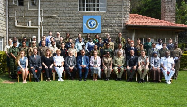 Two Female French officers train in Nairobi on peacekeeping