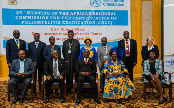 Malawi hosts the 29th Africa Regional Certification Commission (ARCC) for Poliomyelitis Eradication meeting