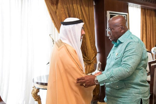 Ghana President receives UAE official