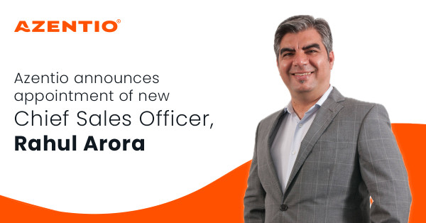 Azentio Announces Appointment of New Chief Sales Officer, Rahul Arora