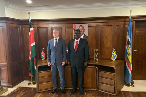 On the meeting of Ambassador of Belarus P.Vziatkin with the Prime Cabinet Secretary-Cabinet Secretary for Foreign and Diaspora Affairs of Kenya