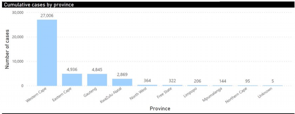 Coronavirus - South Africa: COVID-19 Update for Gauteng and Western Cape