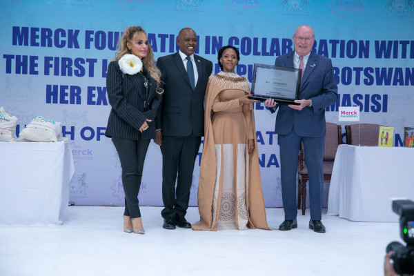 Merck Foundation Chairman & Chief Executive Officer (CEO) meet Botswana President & First Lady to launch long term partnership to build healthcare capacity, stop infertility Stigma & Gender-based Violence (GBV) and Support girl education in Botswana