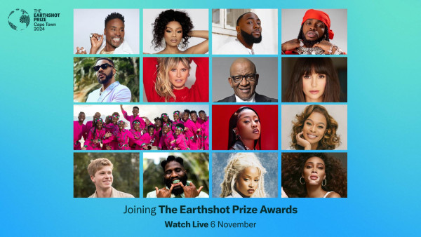 World-Renowned Artists, Athletes, Musicians, and Advocates to Join The Earthshot Prize in South Africa for a Week of Environmental Action Spotlighting African Innovation