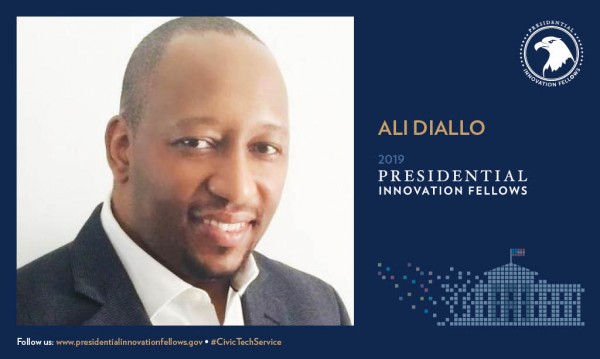 Senegalese Ali Diallo, joining PIF Presidential Innovation Fellows