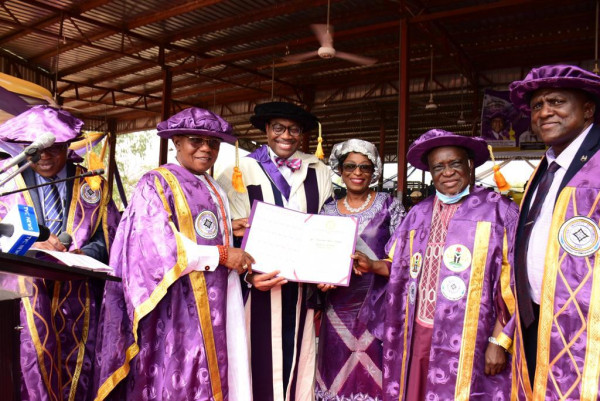 African Development Bank President, Akinwumi Adesina awarded honorary doctoral degree at Federal University of Technology Minna