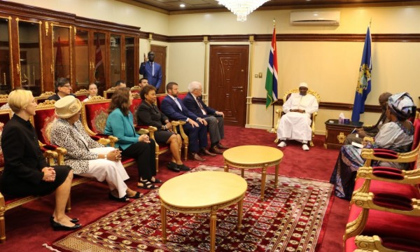 U.S. Congressional Delegation meets President Barrow, National Assembly Members