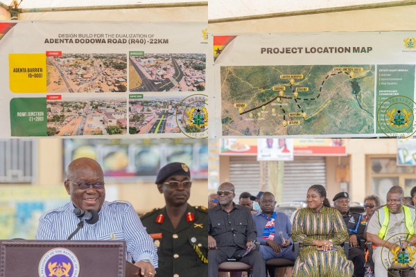 Ghana: President Akufo-Addo Cuts Sod For Reconstruction And Dualisation Of Adenta-Dodowa Road