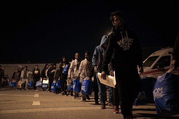 International Organization for Migration (IOM) Flies Bangladeshi Migrants Arrived Home from Libya