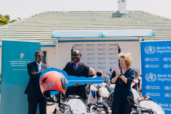 Wheels of Wellness: The World Health Organization (WHO) Bolsters Tanzania’s Health Surveillance efforts with 12 Motorcycles