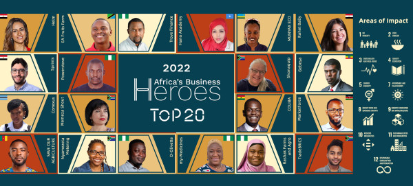 Africa’s Business Heroes Prize Competition 2022 Unveils Top 20 Finalists