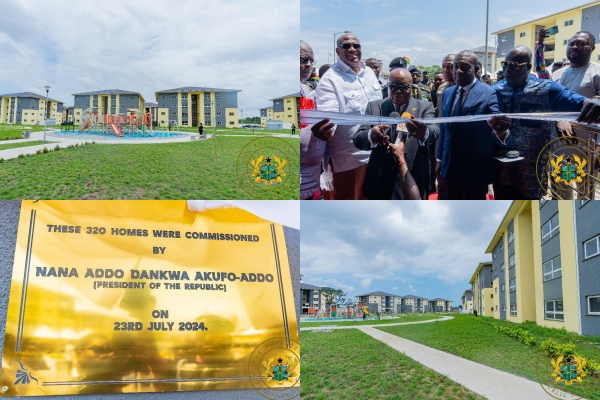 Ghana: President Akufo-Addo Inaugurates 320 Housing Units For Police Service In Tesano